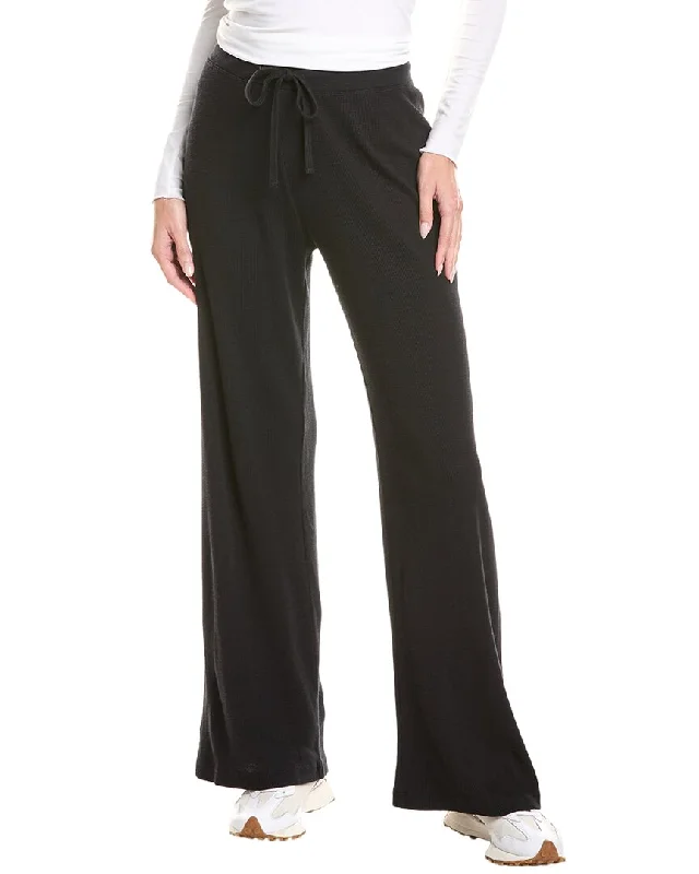 Women's Dress Pants-James Perse Thermal Wide Leg Lounge Pant