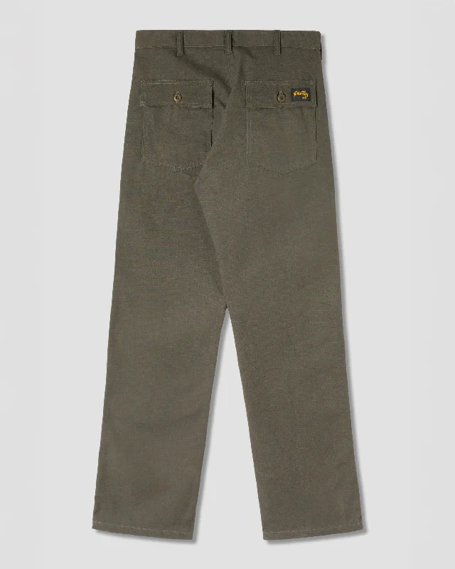 Women's Glen Plaid Pants-OG Loose Fatigue (Olive Ripstop)