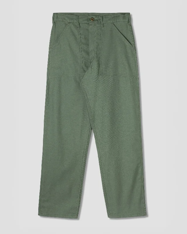 Women's Sarong Pants-OG Loose Fatigue (Olive Sateen 8.5oz)