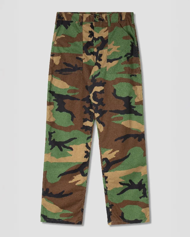 Women's Flight Pants-OG Loose Fatigue (Woodland Camo)