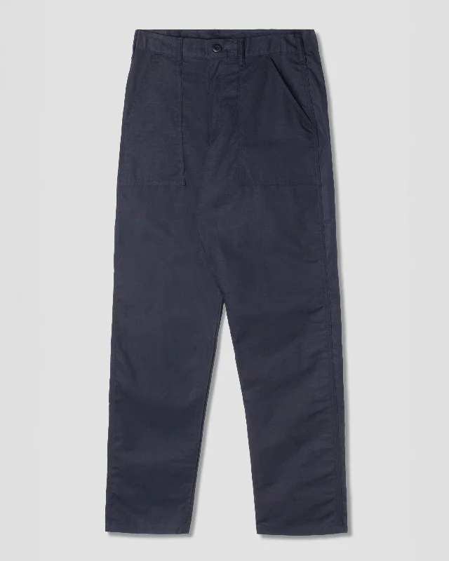 Women's Athletic Pants-Slim Fatigue (Navy Ripstop)