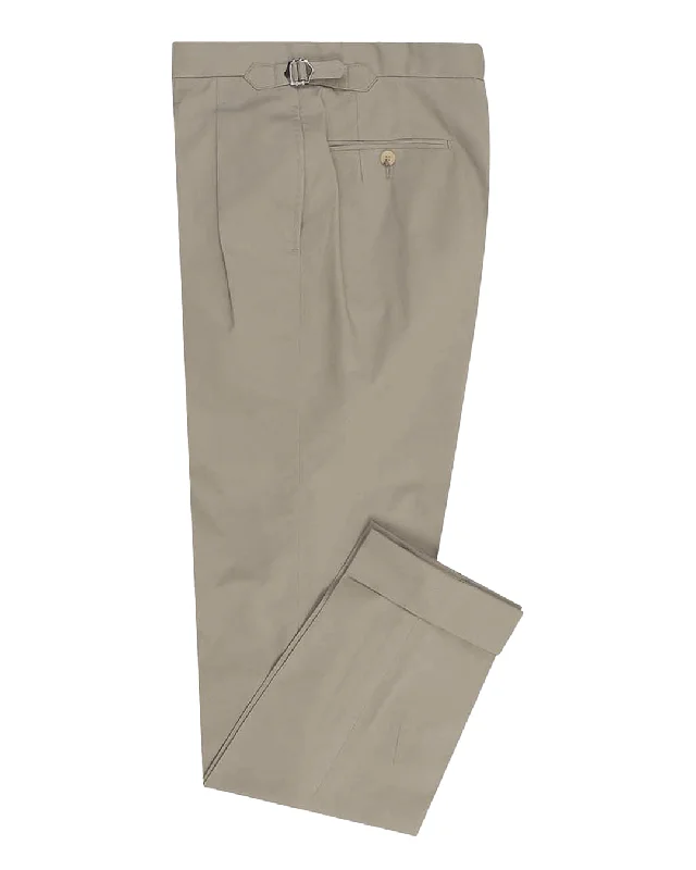 Women's Shimmer Pants-Soft Drab Cotton High Waisted Pant