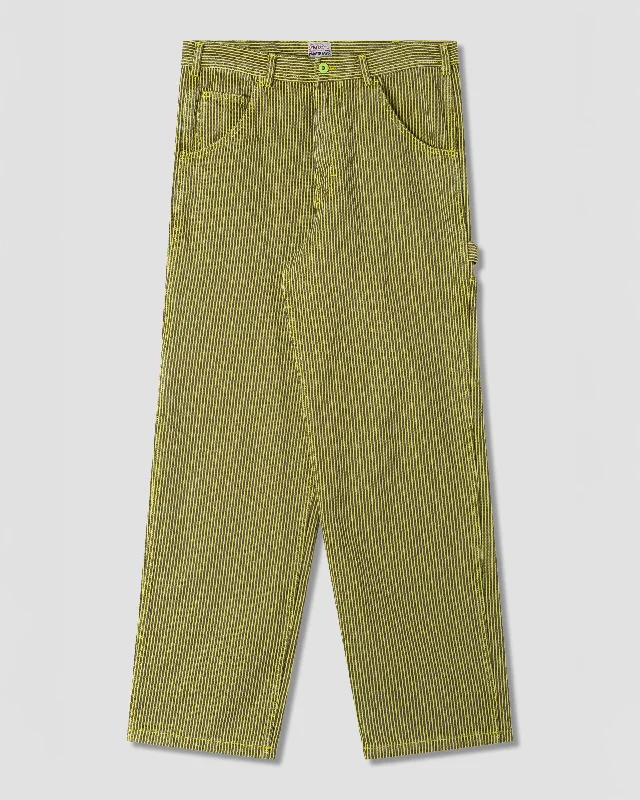 Women's Pastel Pants-Big Job Painter (Lime/Black Hickory)